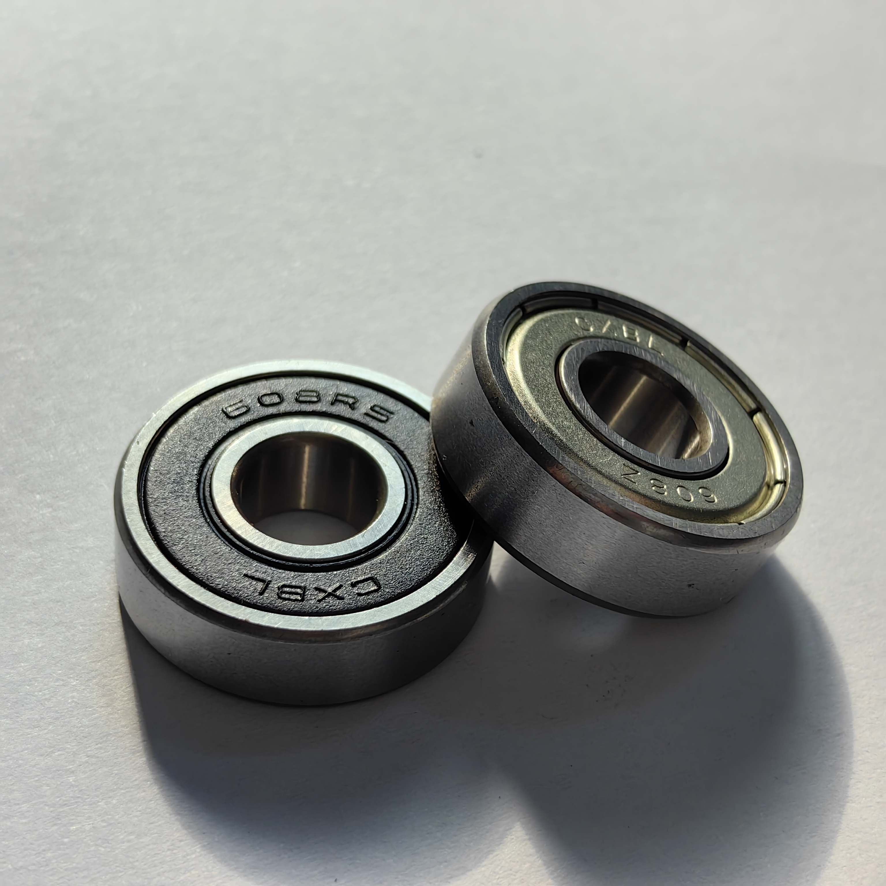 What is the basic structure of a deep groove ball bearing?